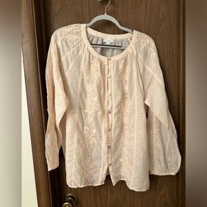 J Jill peasant top